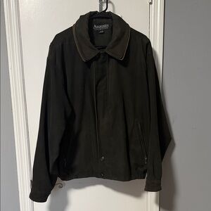 Vintage Dark Olive Green Men's Jacket